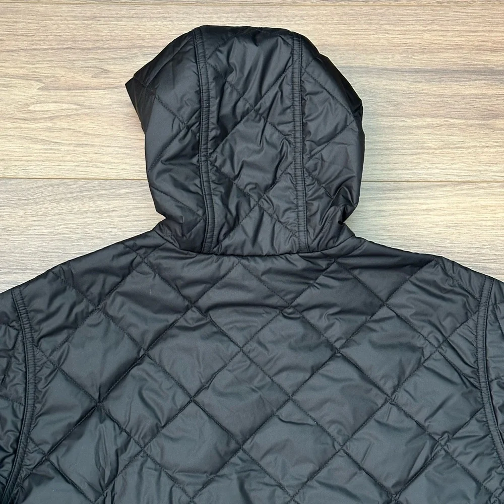 NEW Patagonia Men's Diamond Quilted Bomber Hoody in Black Size Large - Picture 12 of 15